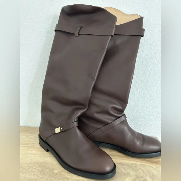 New in Box Dear Frances Size 40 UK 9M Leather Knee High Boots Italy Retail $950 - Picture 2 of 7